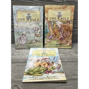 Lighthouse Family Cynthia Rylant Paperback Chapter Books Lot of 3 Whale Eagle